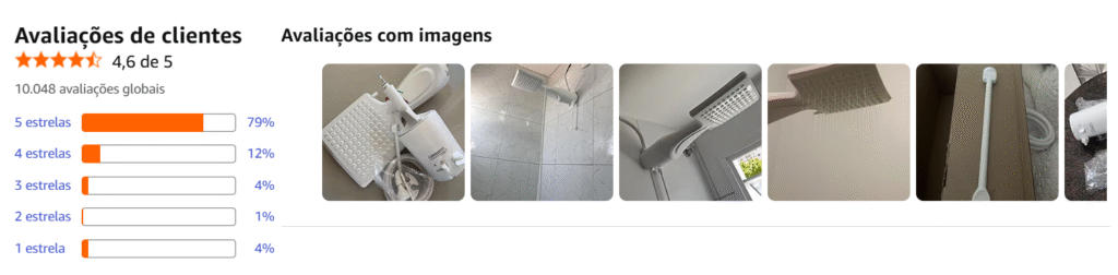 avaliações chuveiro eletronico